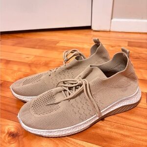 Danskin Tan Knit Sneakers